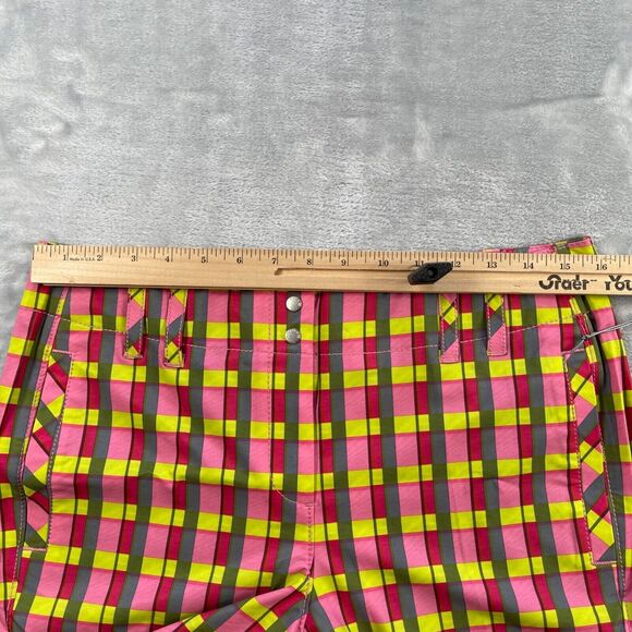 Annika Sorenstam x Cutter & Buck Shorts 8 Plaid Bermuda Golf - Picture 7 of 16
